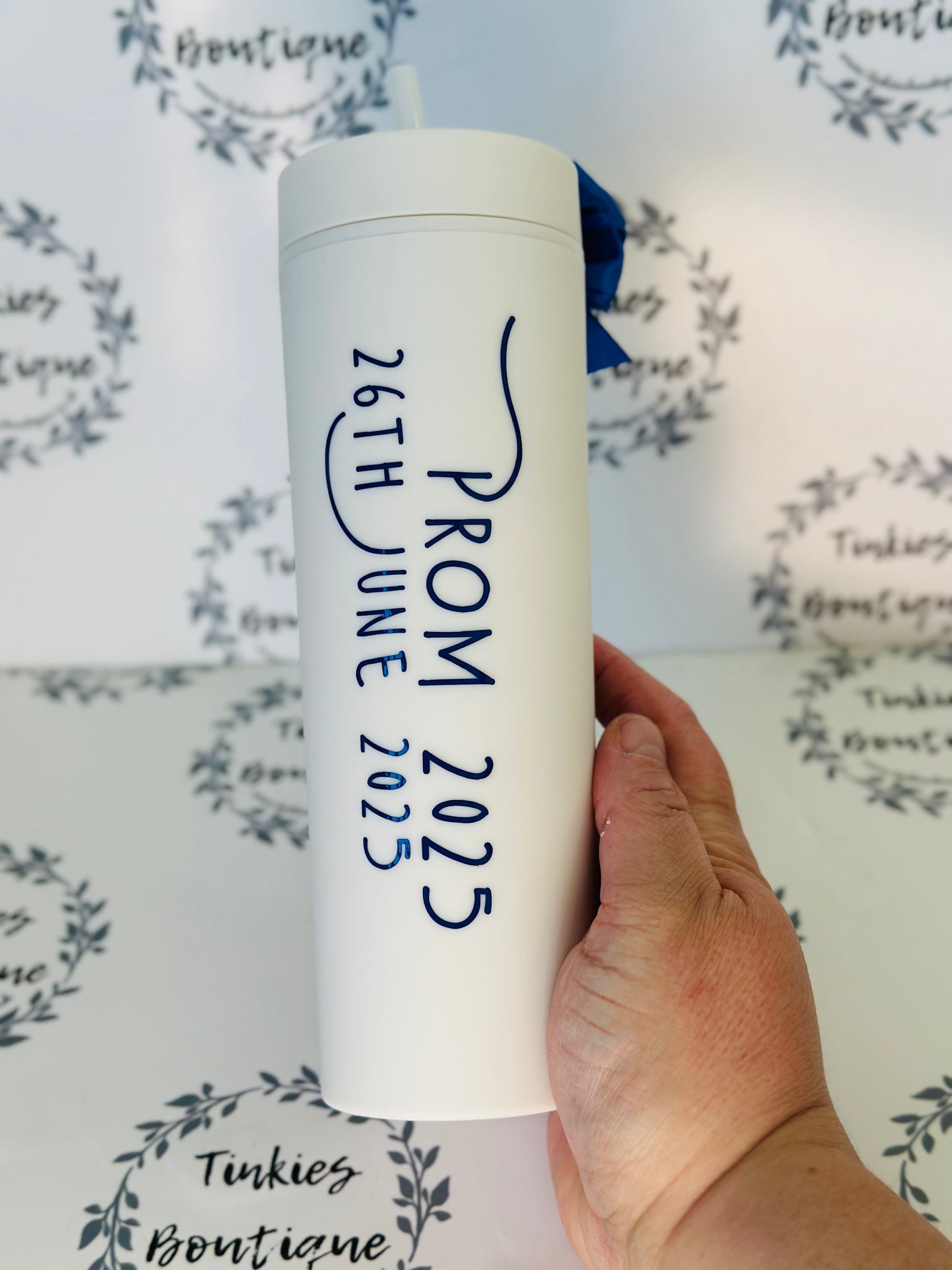 PROM Bundle with Personal Touch - Custom Gifts , School leavers Personalised Prom glass Champagne Flute, Prom 2025, Prom Gift.