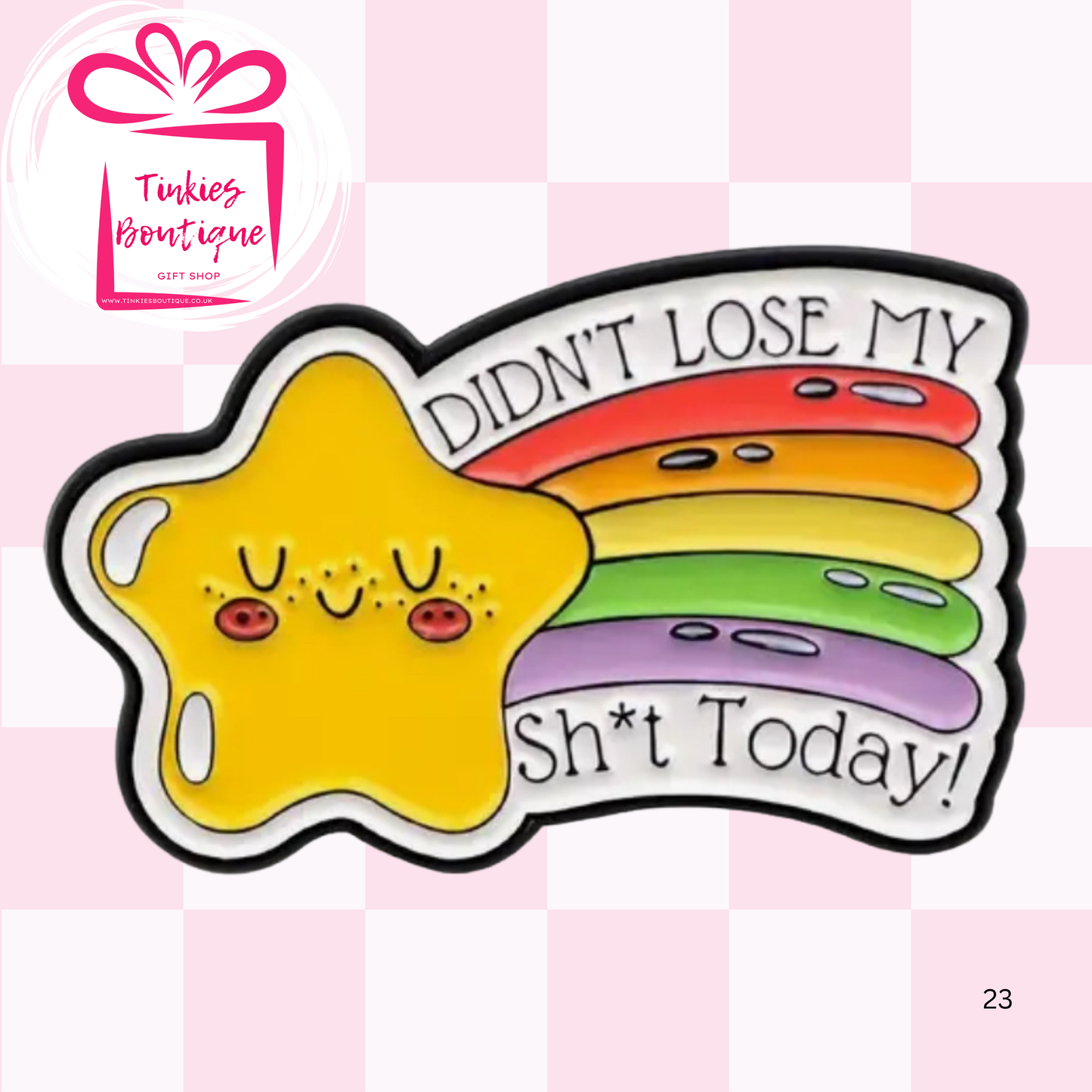 Cute Motivational & Funny Enamel Pins – Pre-Order Now! | Tinkie’s Boutique - 3