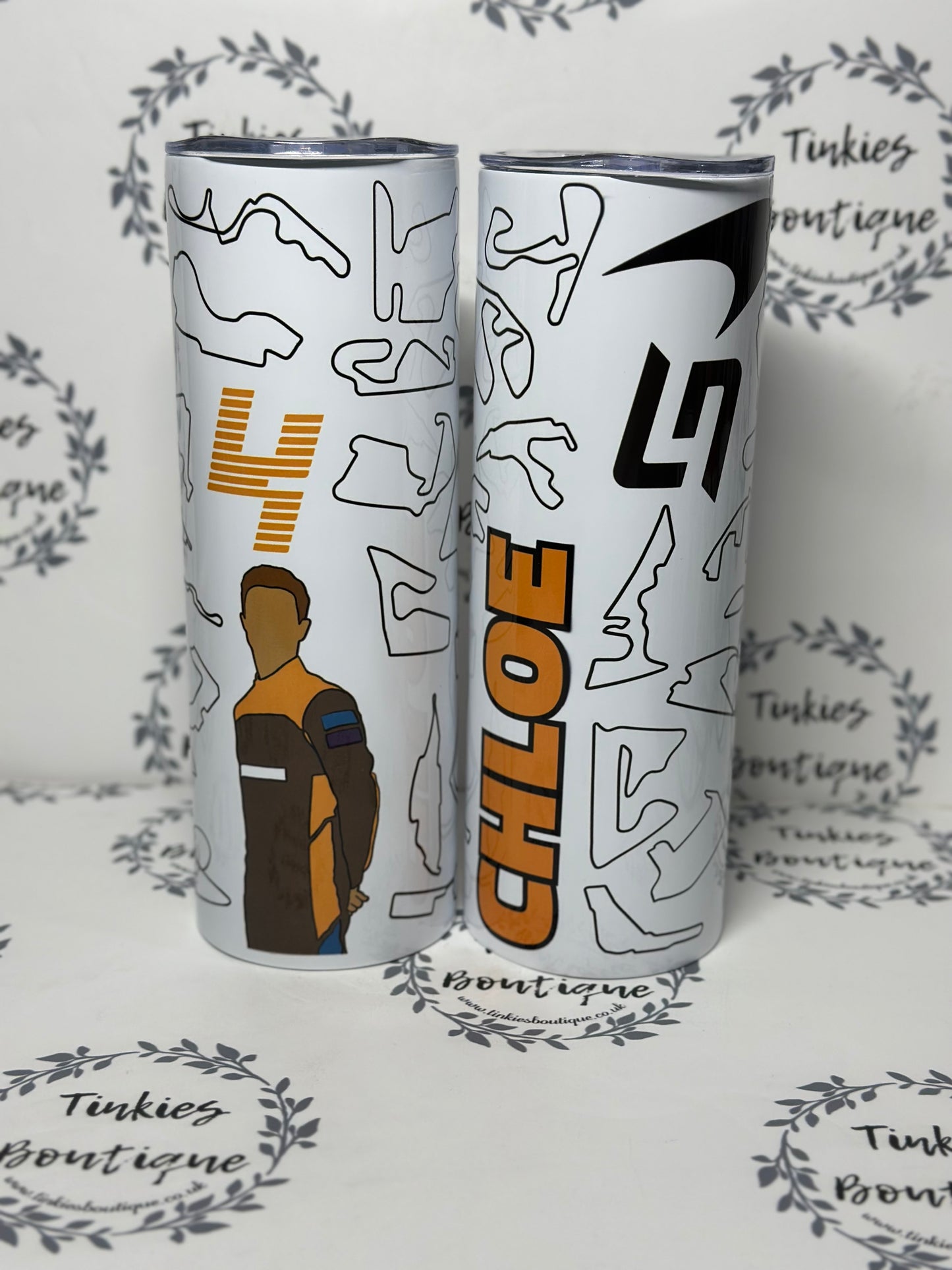 Personalised F1 20oz Stainless Steel Tumbler for any F1 fan - F1 - Personalised Gift