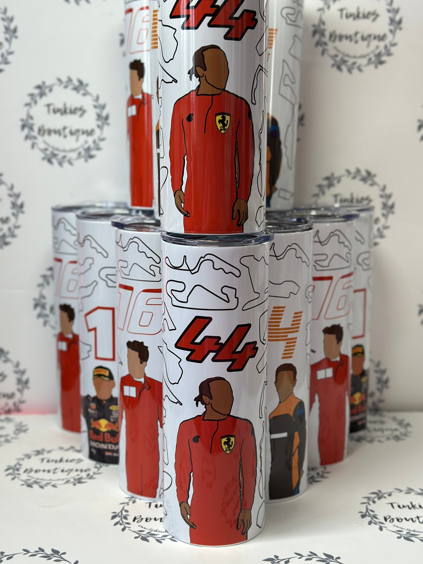 Personalised F1 20oz Stainless Steel Tumbler for any F1 fan - F1 - Personalised Gift