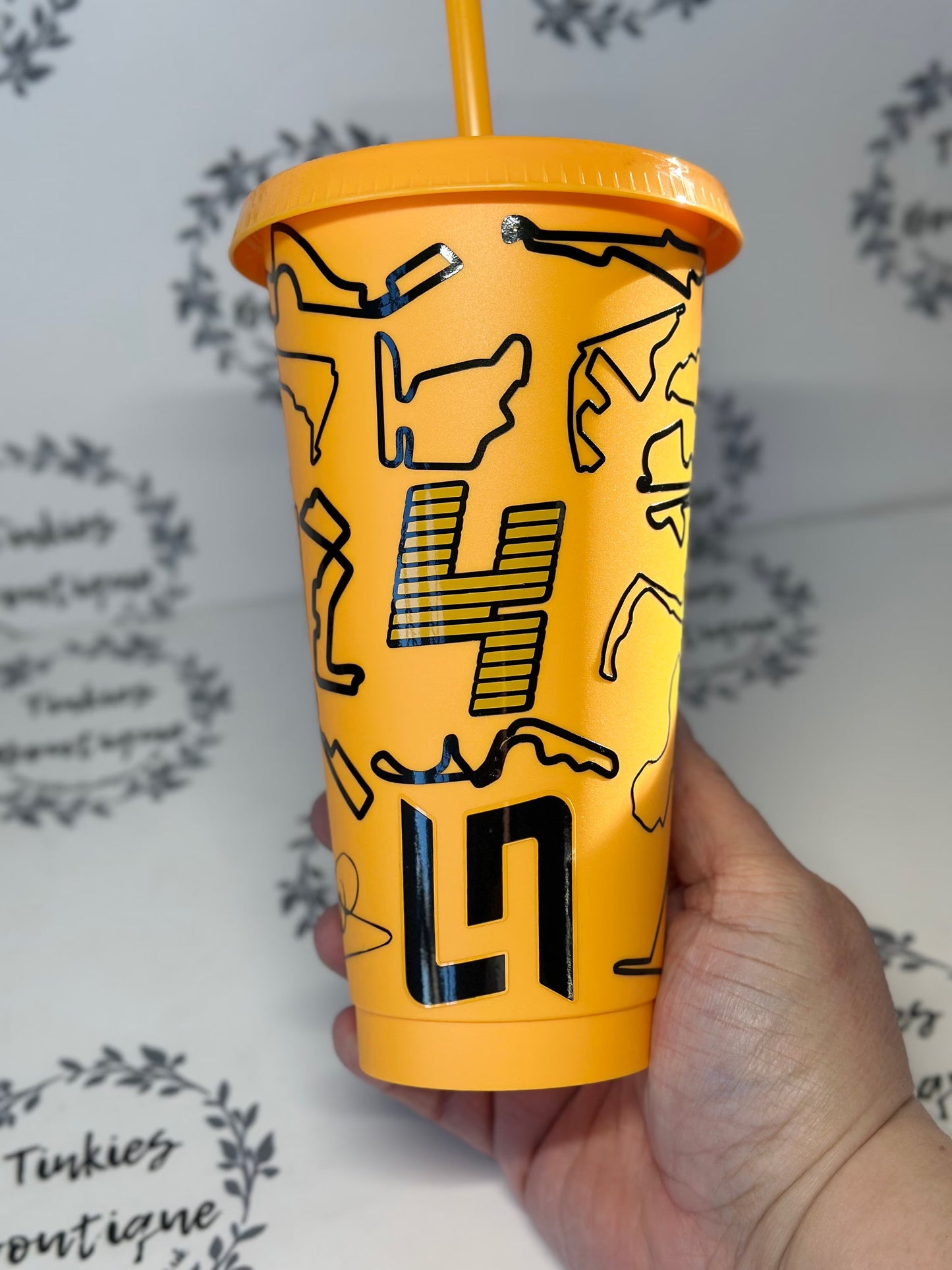 McLaren Mercedes F1 Racing Tumbler |Formula One Cup for Fans | Lando Norris Design