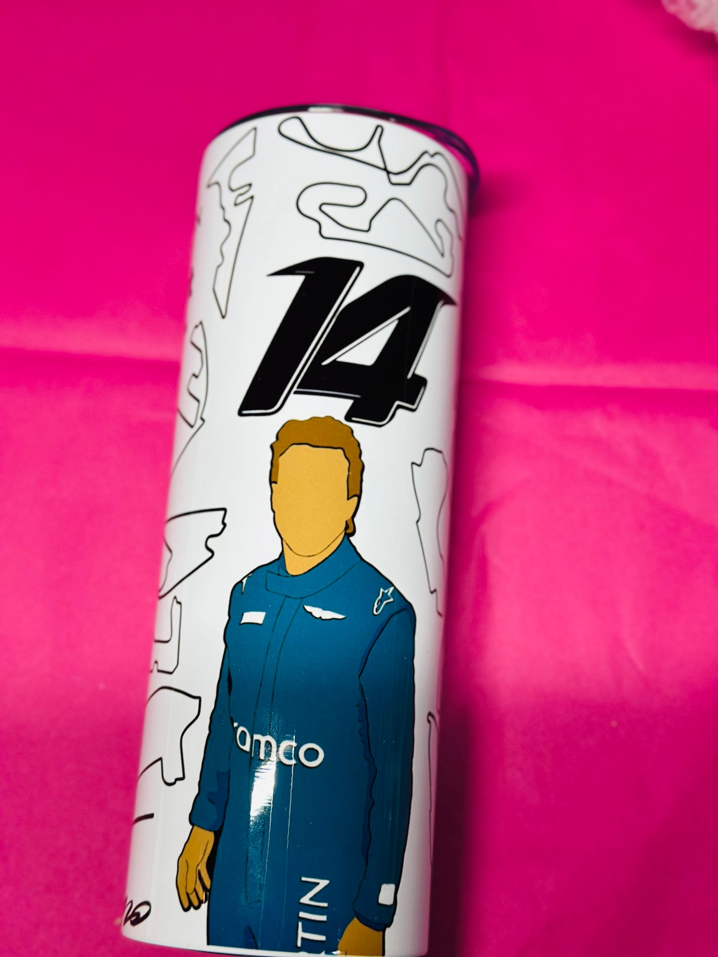 Personalised F1 20oz Stainless Steel Tumbler for any F1 fan - F1 - Personalised Gift