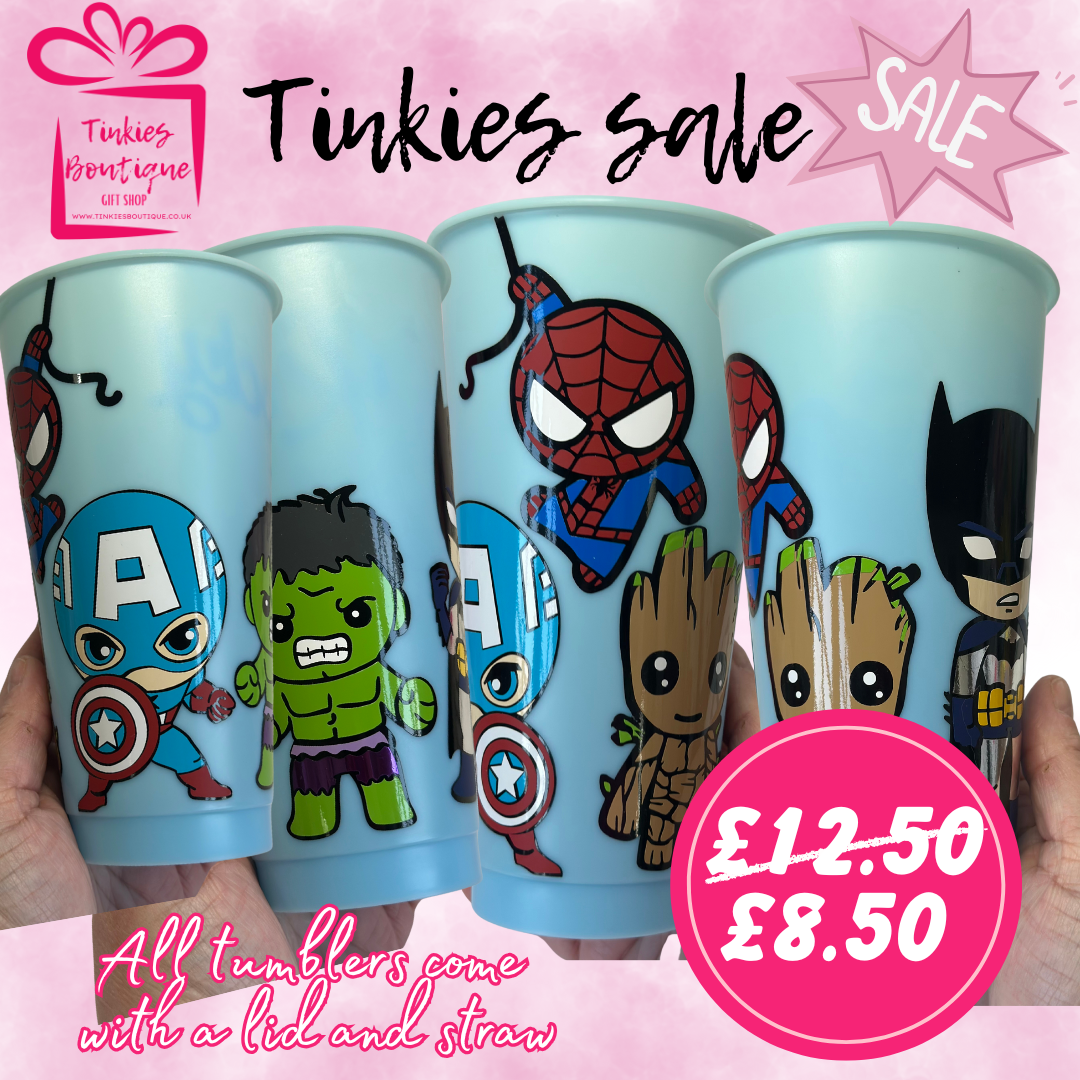 SALE cold cups and tumblers Various designs - batch 3