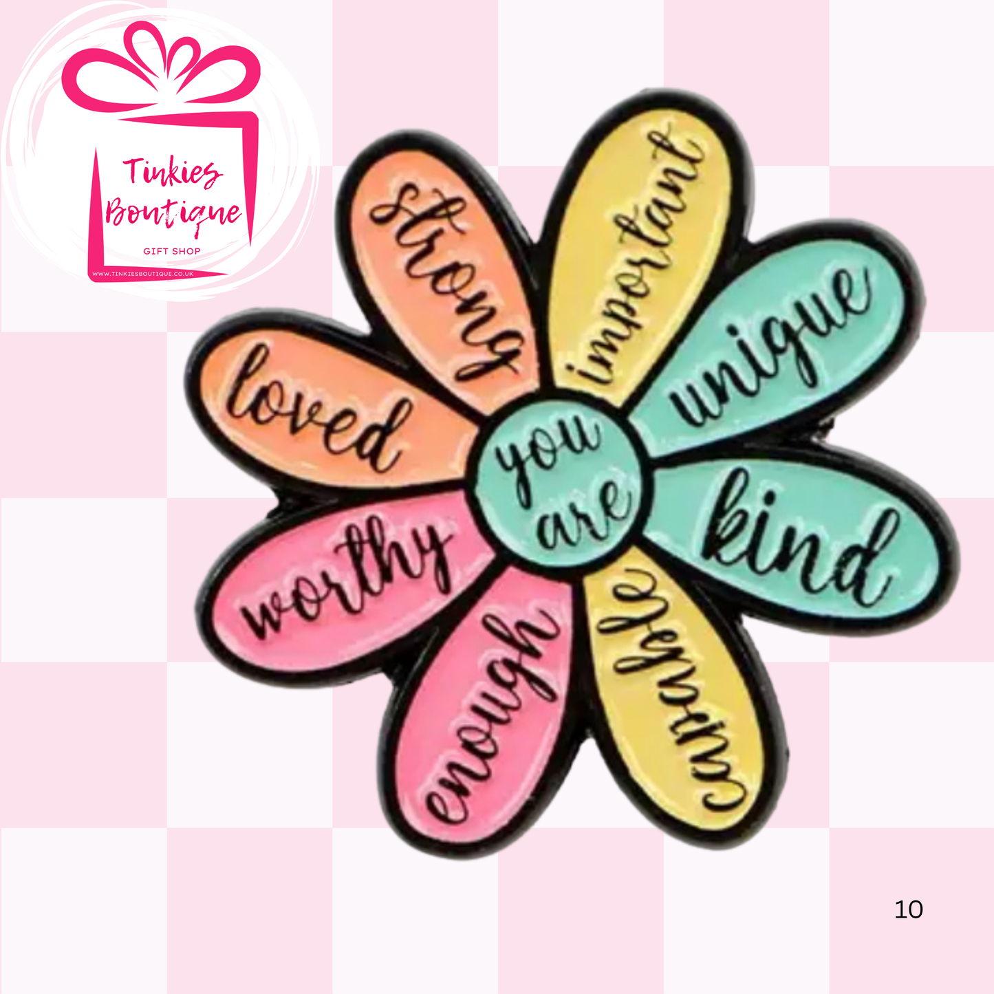 Cute Motivational & Funny Enamel Pins – Pre-Order Now! | Tinkie’s Boutique - 1