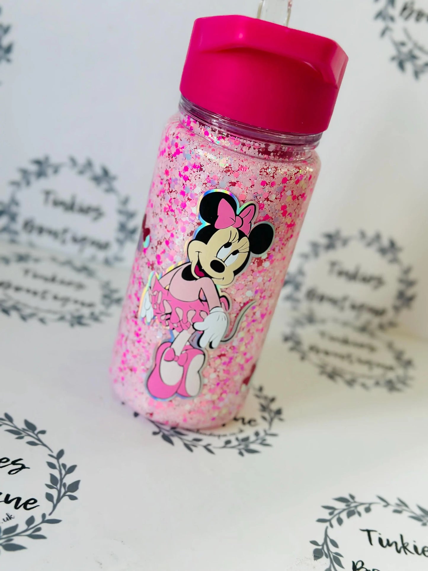 Mouse ballet dancer inspired 10oz double walled tumbler no globe glitter tumbler personalised