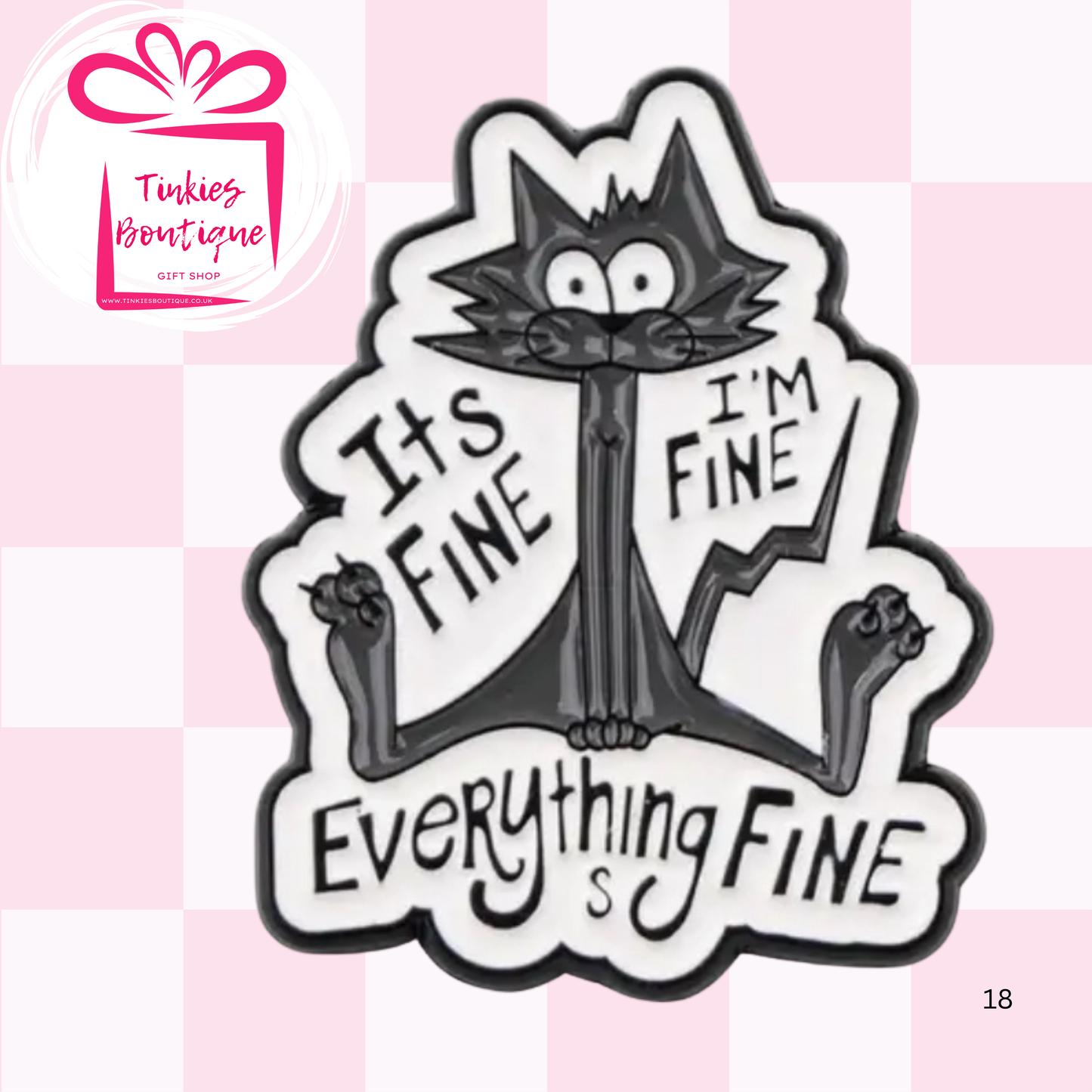 Cute Motivational & Funny Enamel Pins – Pre-Order Now! | Tinkie’s Boutique - 3