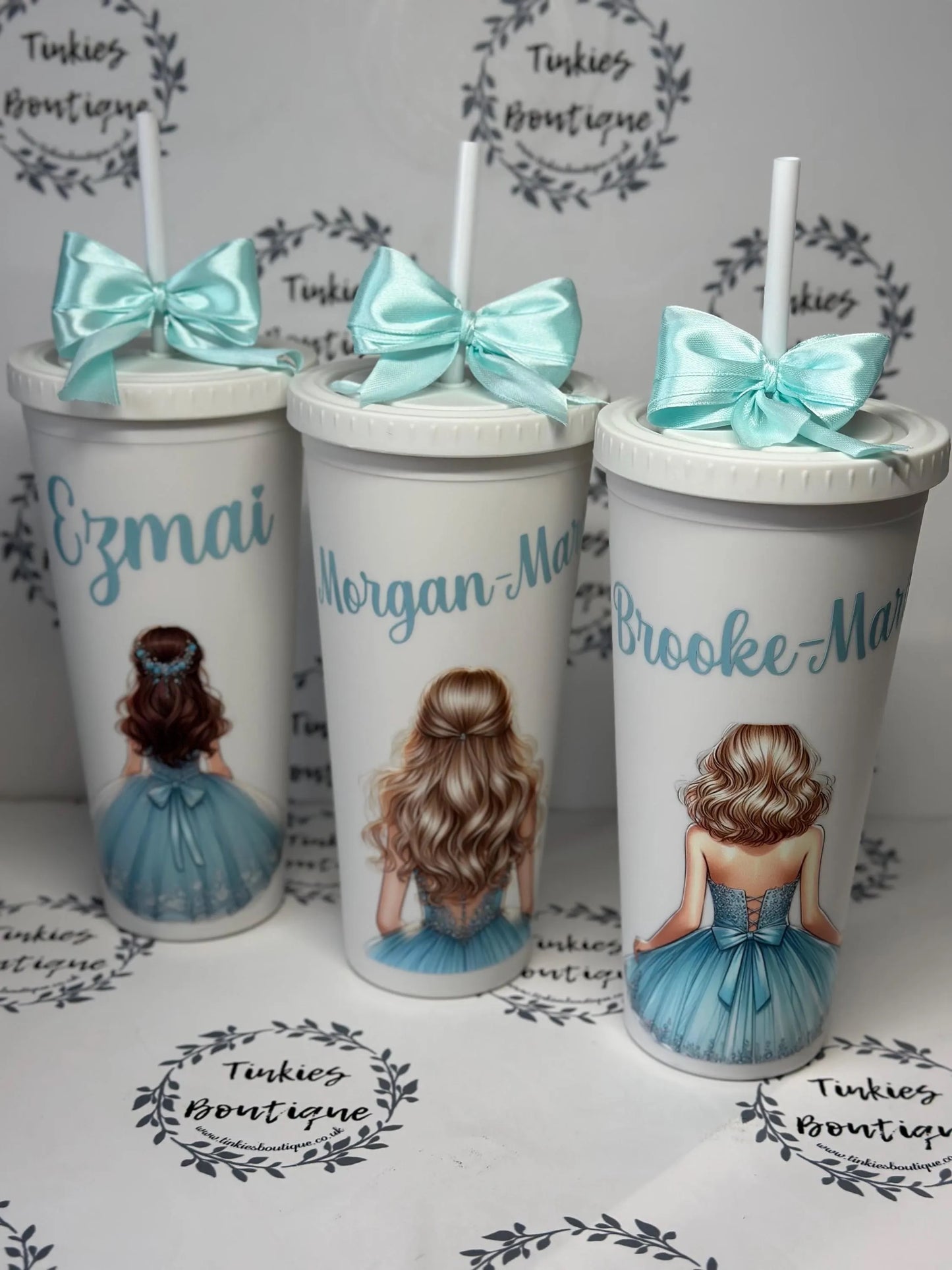 Personalised wedding double walled tumbler - bride - bridesmaids- groom
