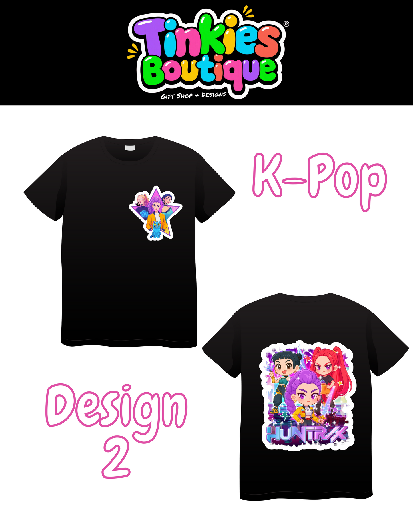 K-Pop print T-Shirt, kids personalised T-Shirt, K-Pop T-Shirt, ,Top , Birthday gift, Christmas gift