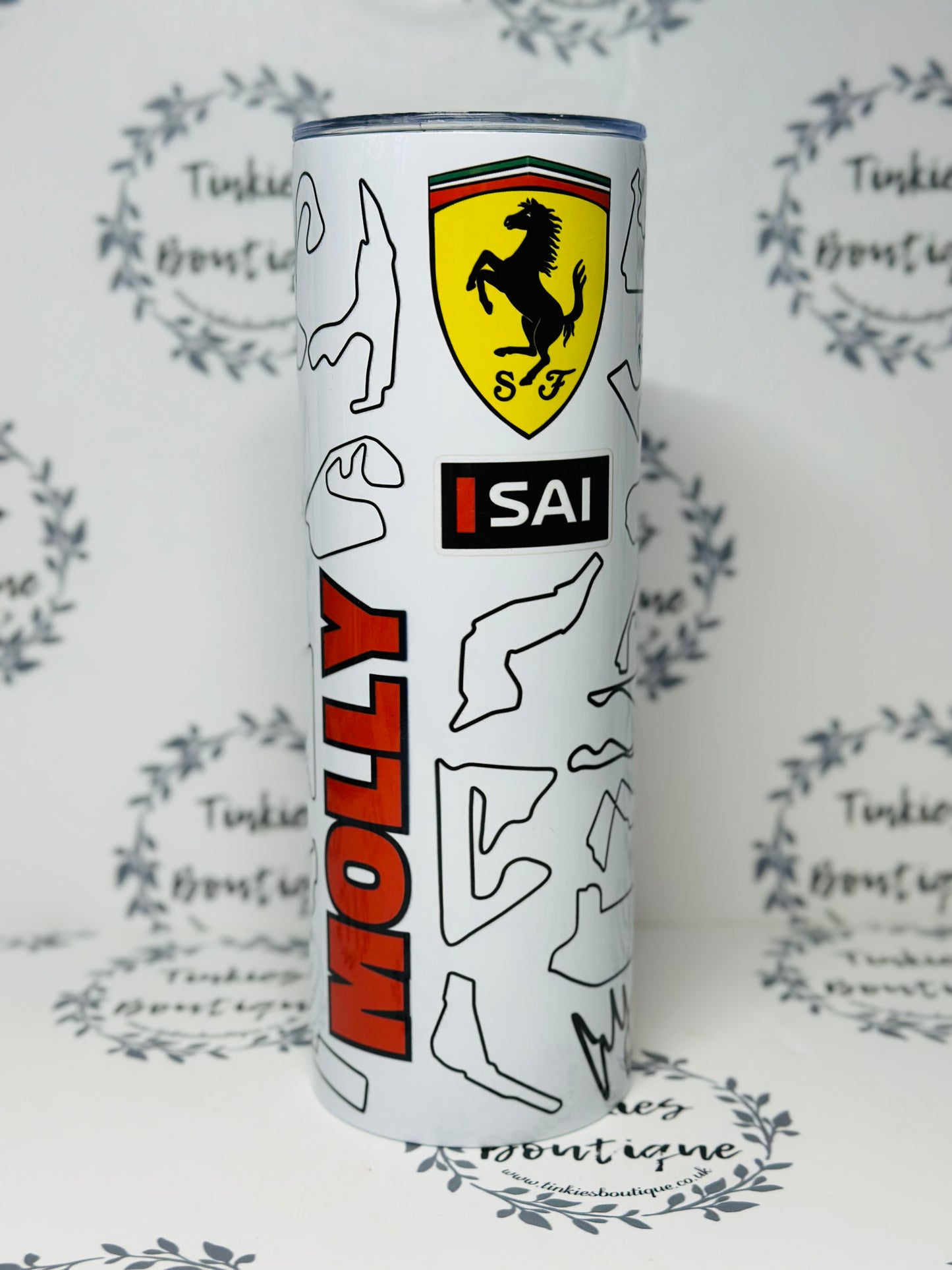 Personalised F1 20oz Stainless Steel Tumbler for any F1 fan - F1 - Personalised Gift
