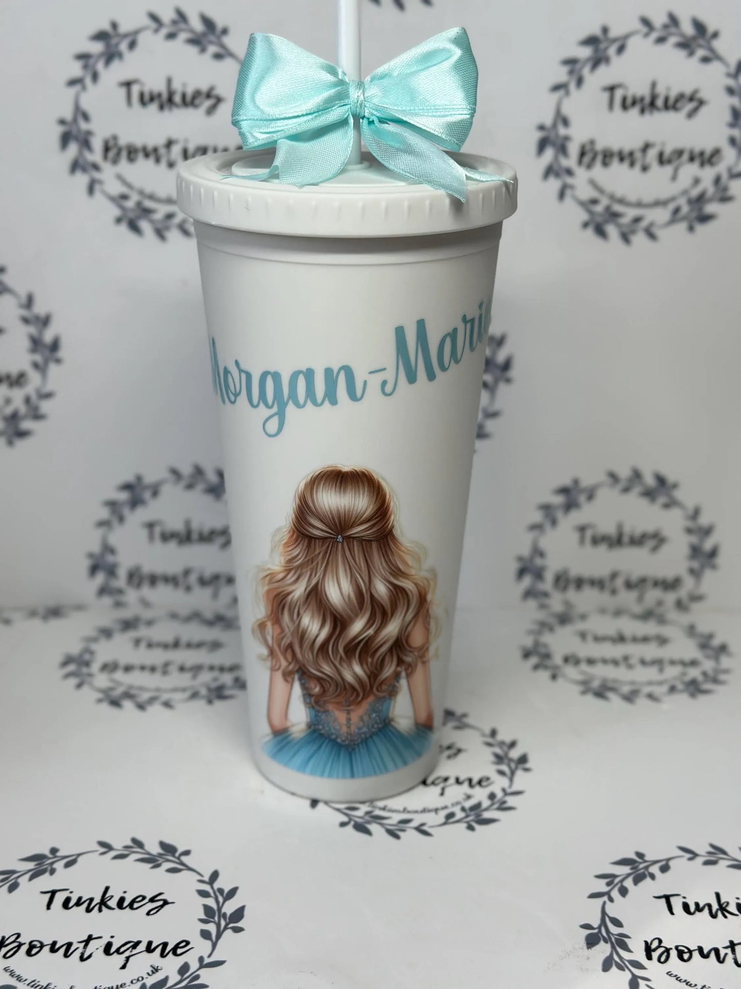 Personalised wedding double walled tumbler - bride - bridesmaids- groom