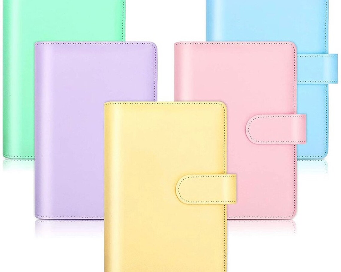 Personalised A6 Budget Organiser Folder Inc 6 Clear Wallets