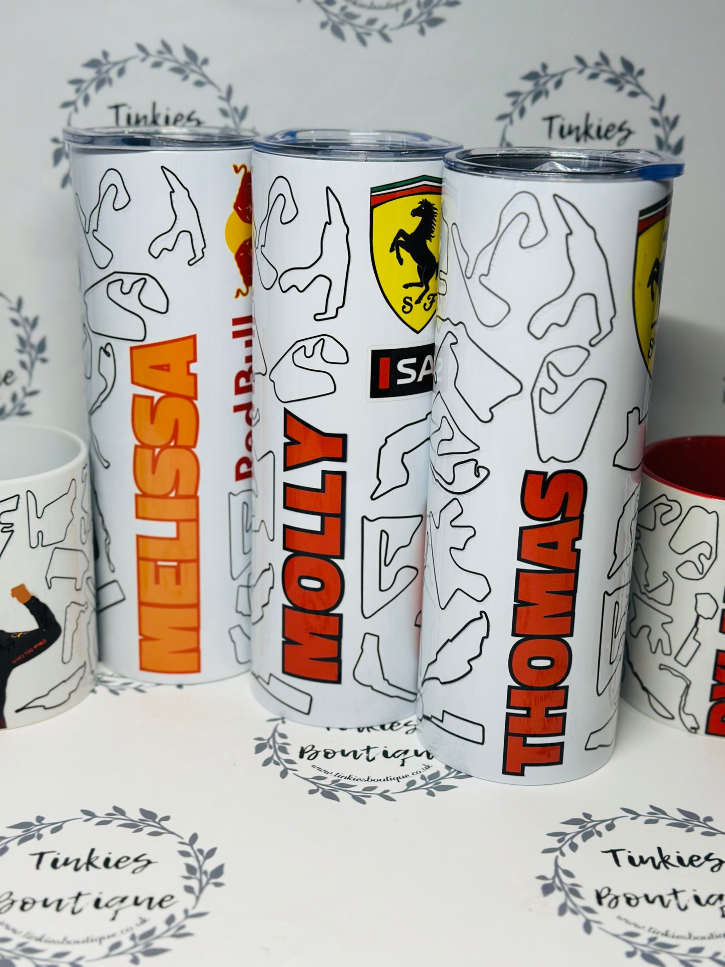 Personalised F1 20oz Stainless Steel Tumbler for any F1 fan - F1 - Personalised Gift