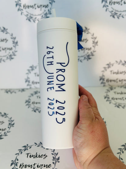 PROM  Bundle with Personal Touch - Custom Gifts , School leavers  Personalised Prom glass Champagne Flute, Prom 2025, Prom Gift.
