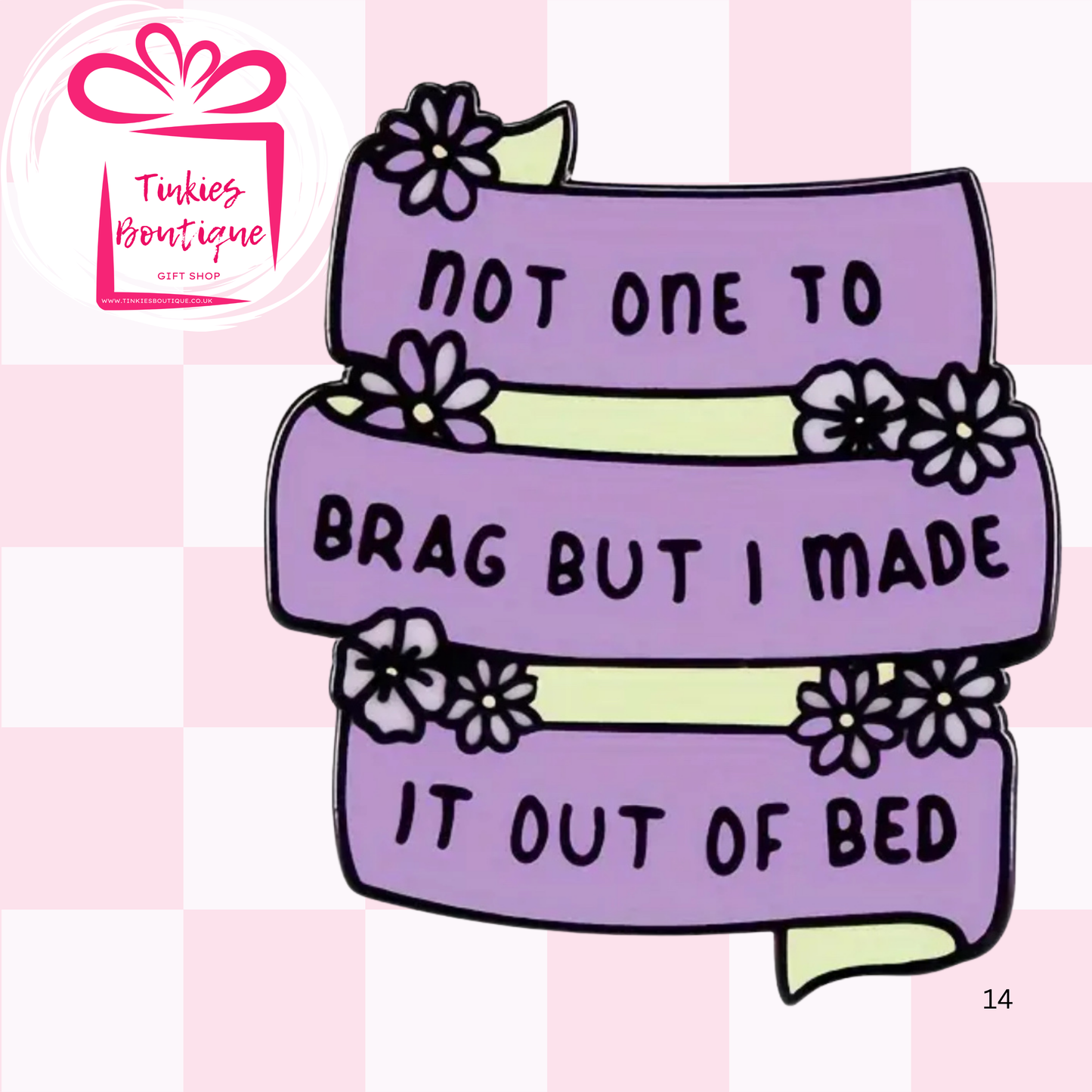 Cute Motivational & Funny Enamel Pins – Pre-Order Now! | Tinkie’s Boutique - 2