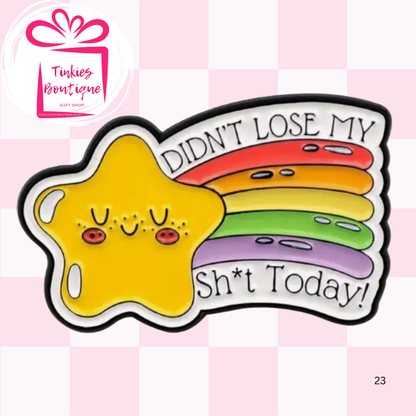 Cute Motivational & Funny Enamel Pins – Pre-Order Now! | Tinkie’s Boutique - 3