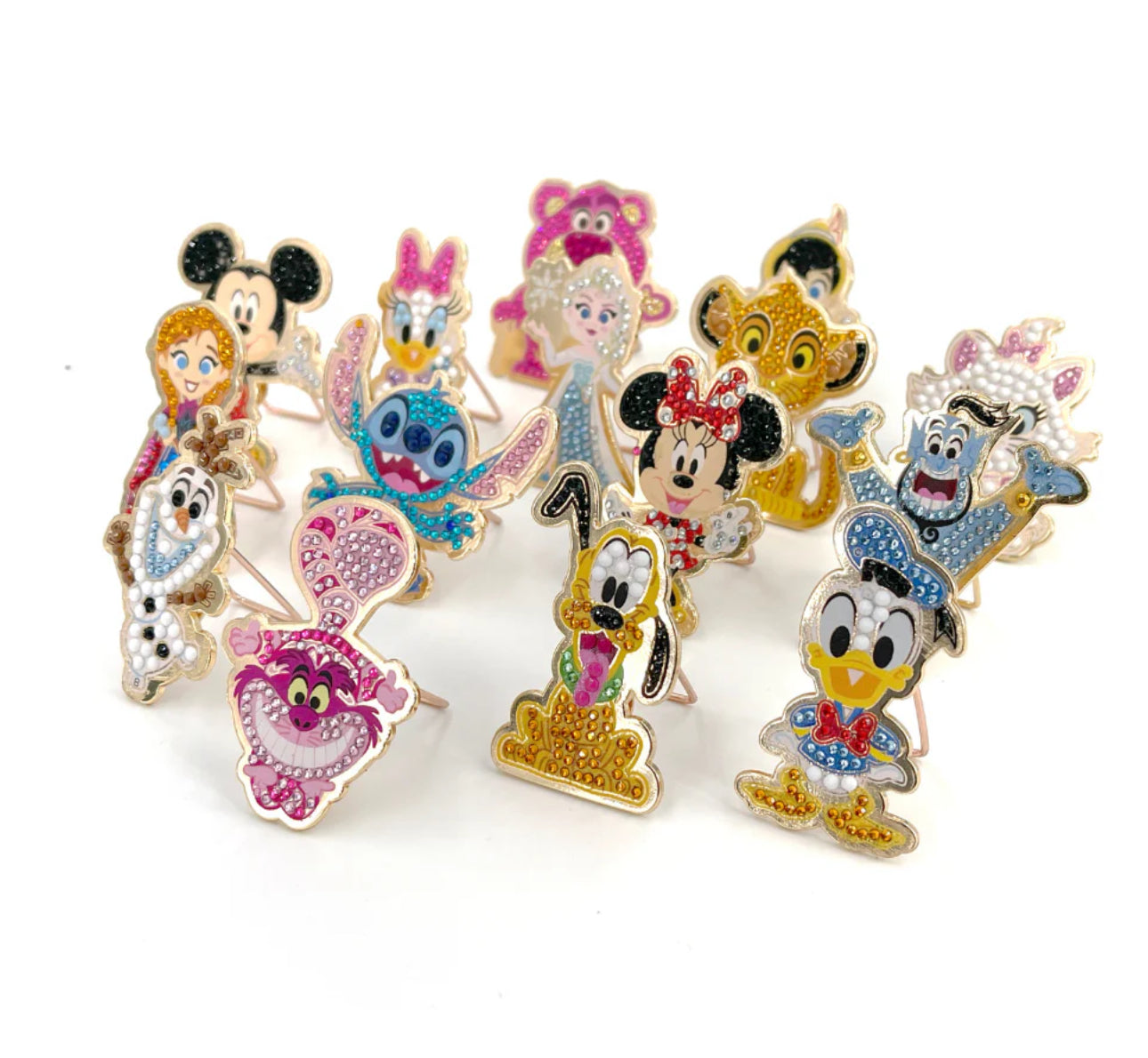 Disney Crystal Art Pin Badges - Series 1