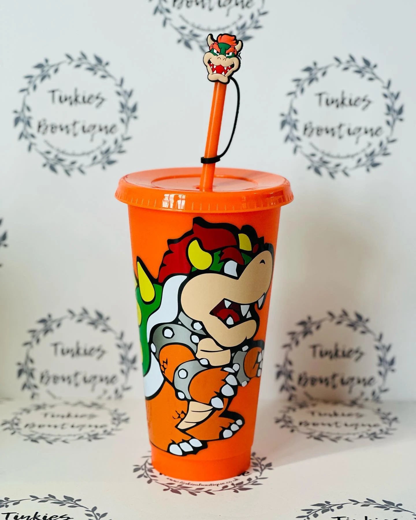 Mario and Friends Cold Cup Tumbler | Super Mario Movie-Inspired Drinkware - reusable, leak-proof lid