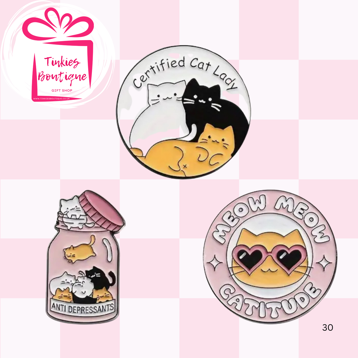 Cute Motivational & Funny Enamel Pins – Pre-Order Now! | Tinkie’s Boutique - 4