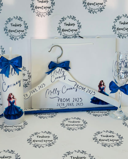 PROM  Bundle with Personal Touch - Custom Gifts , School leavers  Personalised Prom glass Champagne Flute, Prom 2025, Prom Gift.