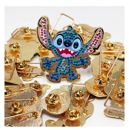Disney Crystal Art Pin Badges - Series 1