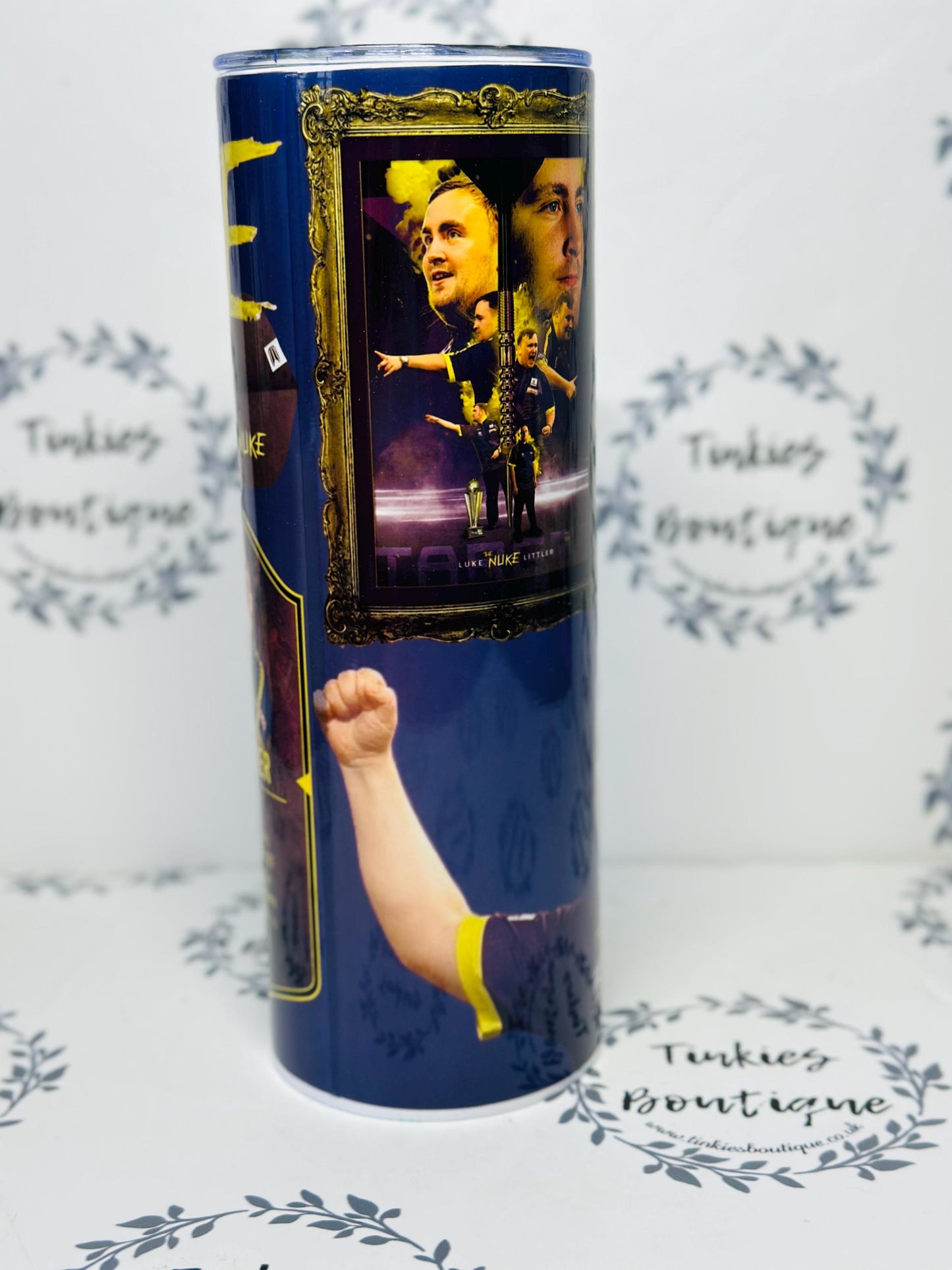 Personalised Luke littler 20oz Stainless Steel Tumbler for any Darts fan - Darts Personalised Gift