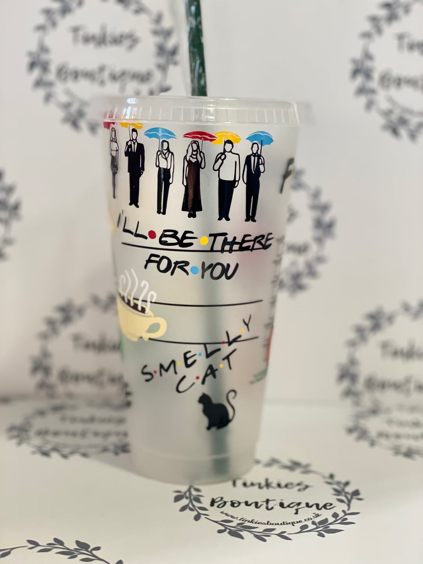 Friends inspired personalised Starbucks cold cup