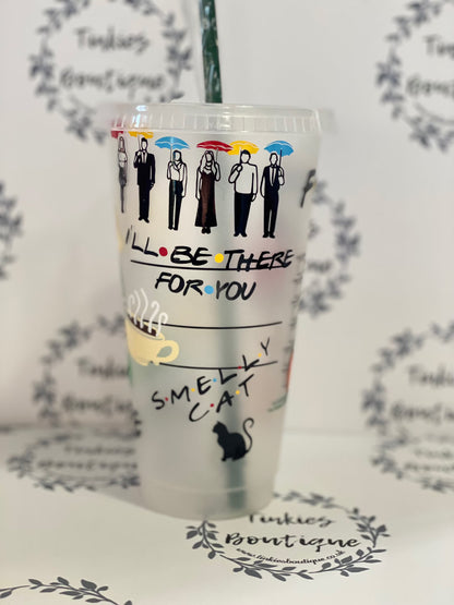 Friends inspired personalised Starbucks cold cup