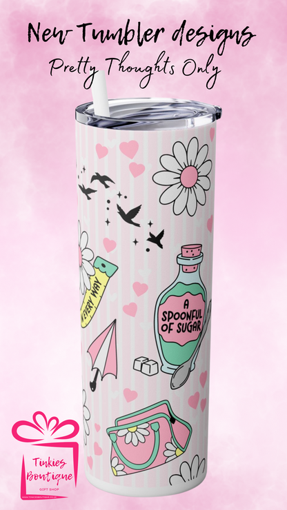 20oz ‘Practically Perfect’ Tumbler - Elegant & Functional Drinkware!