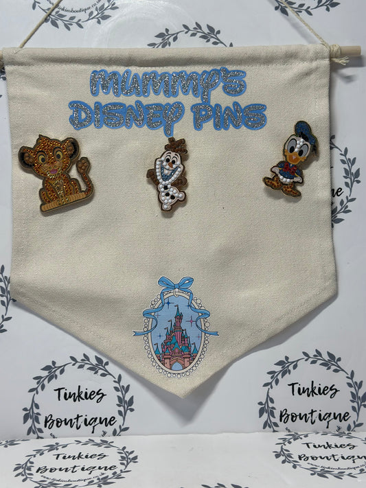 Disney Crystal Art Pin Badges - PERSONALISED DISPLAY BANNER