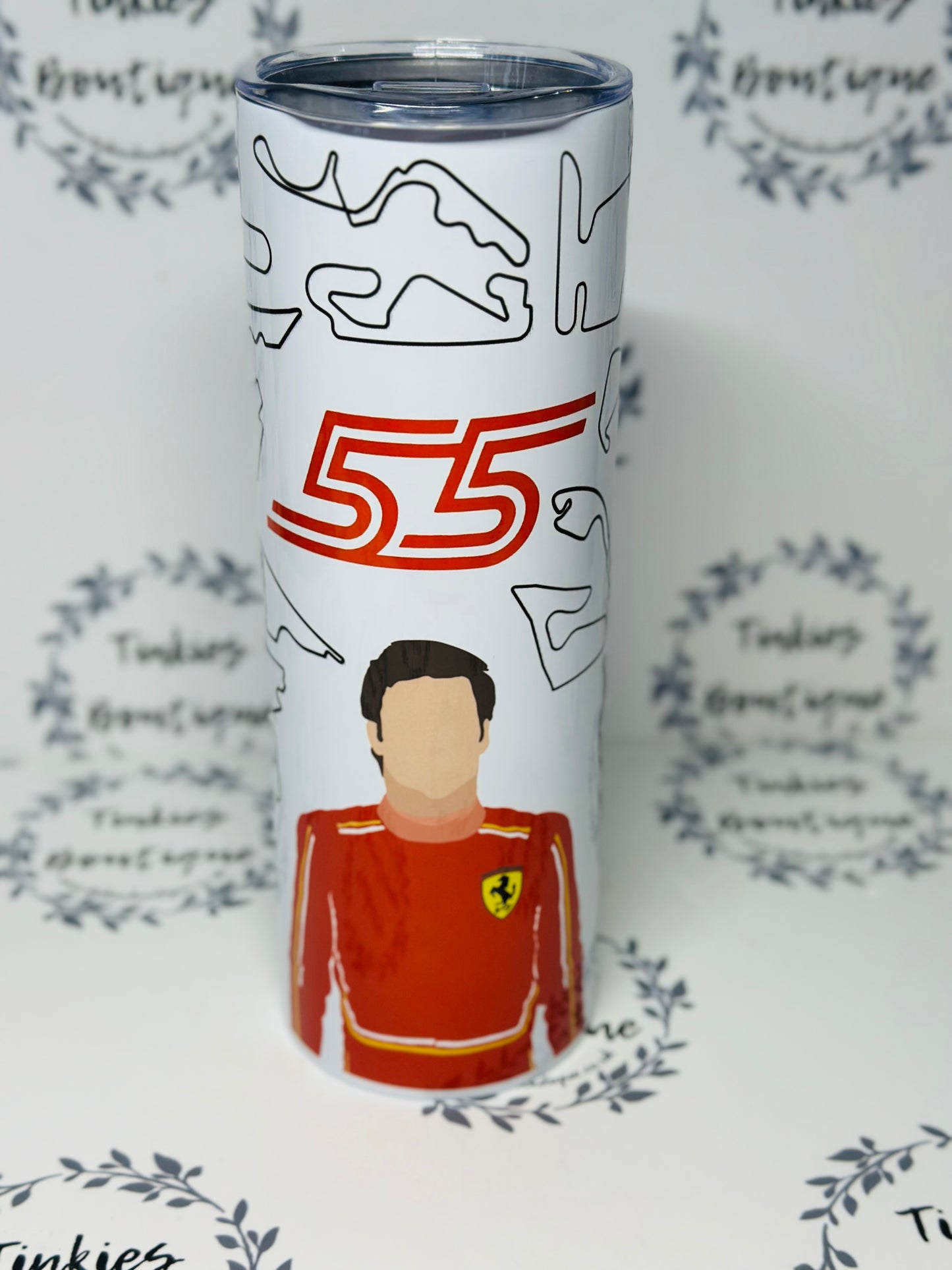 Personalised F1 20oz Stainless Steel Tumbler for any F1 fan - F1 - Personalised Gift