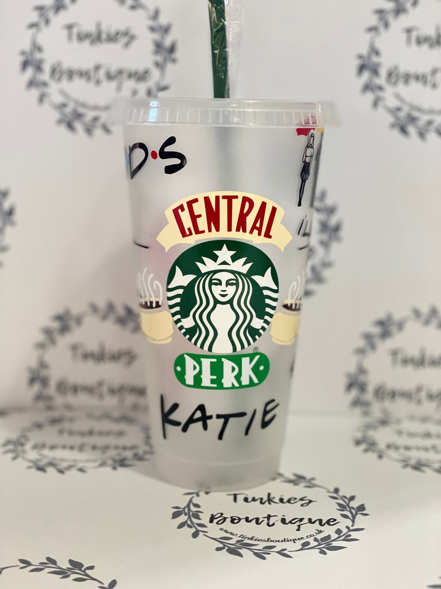 Friends inspired personalised Starbucks cold cup