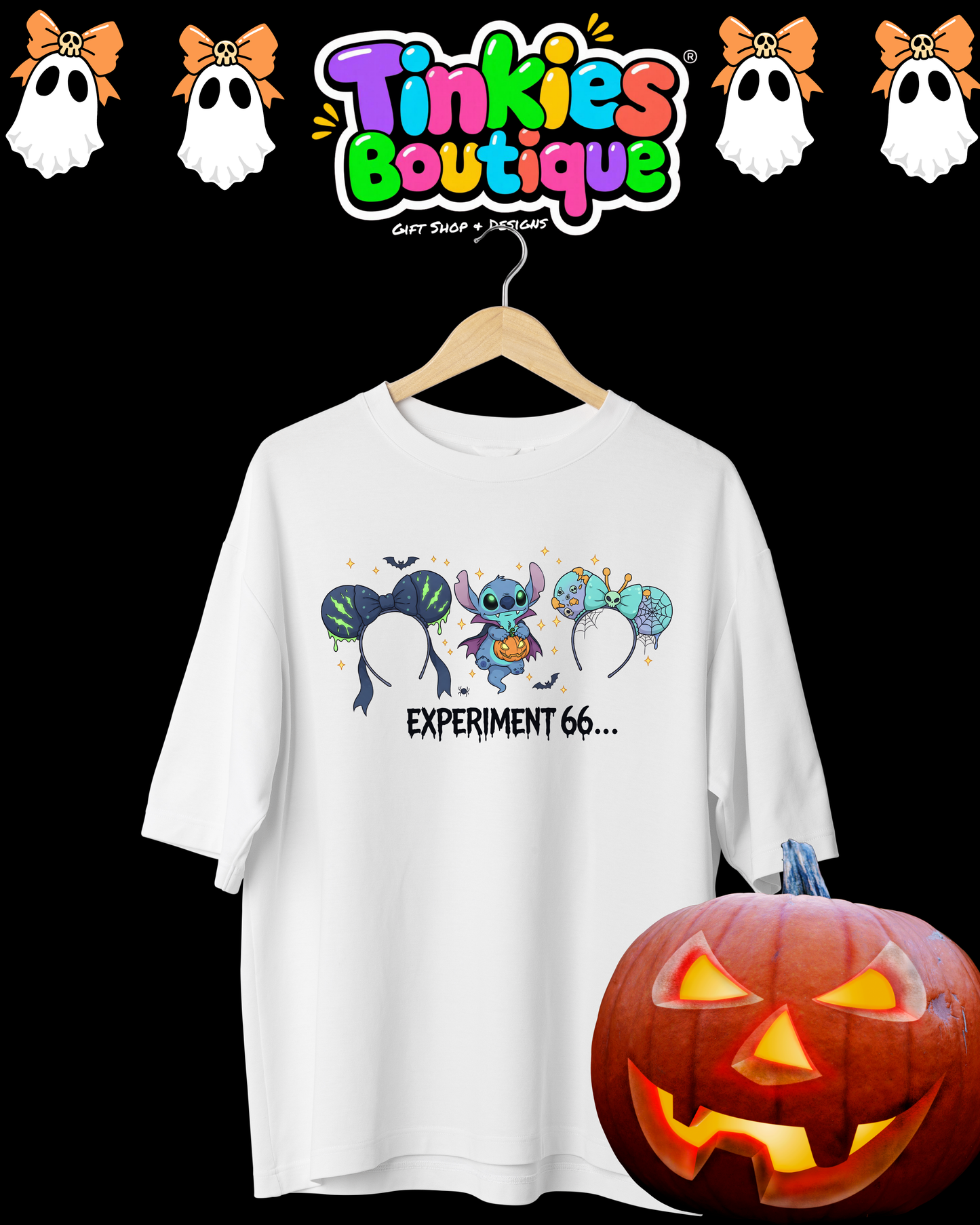 Halloween Disney-Inspired T-Shirt | Cute Pumpkin Mickey & Minnie Halloween Tee | Trick or Treat Shirt | Fall Aesthetic Graphic Tee | Tinkies Boutique