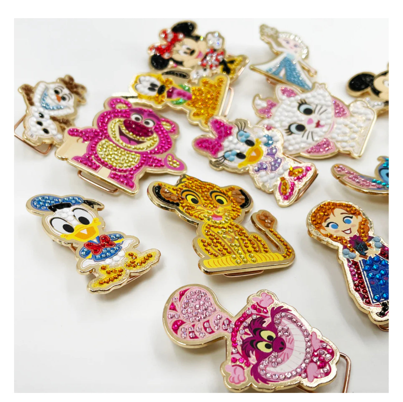 Disney Crystal Art Pin Badges - Series 1