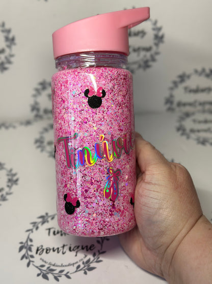 Mouse ballet dancer inspired 10oz double walled tumbler no globe glitter tumbler personalised