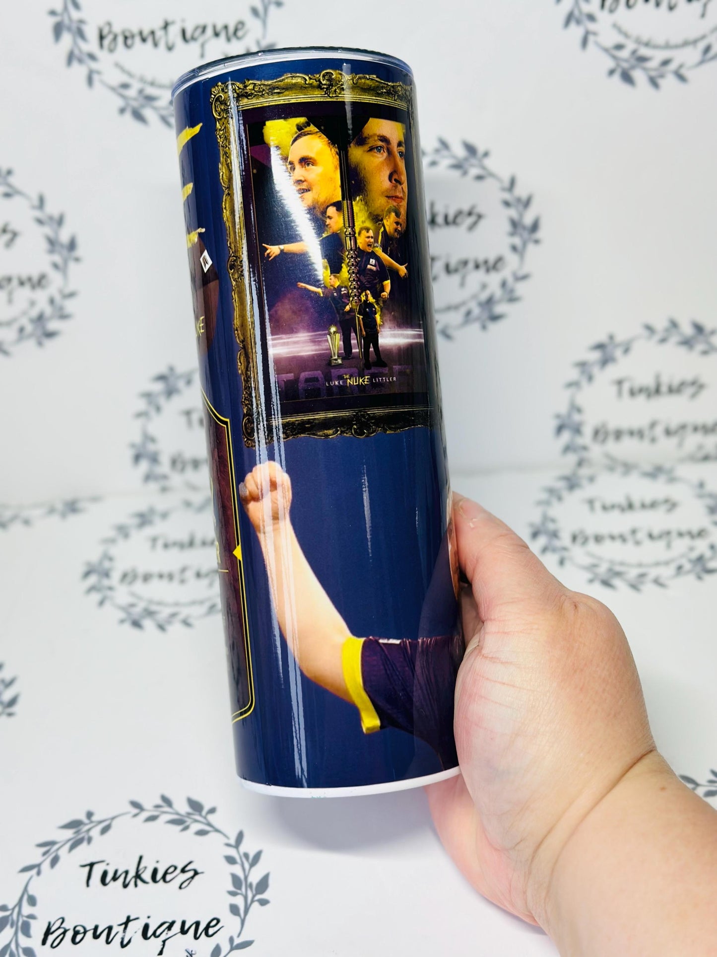 Personalised Luke littler 20oz Stainless Steel Tumbler for any Darts fan - Darts Personalised Gift