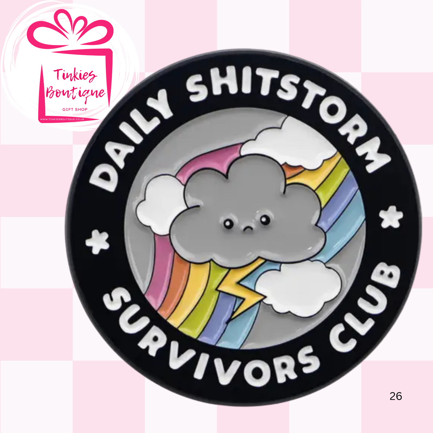 Cute Motivational & Funny Enamel Pins – Pre-Order Now! | Tinkie’s Boutique - 4