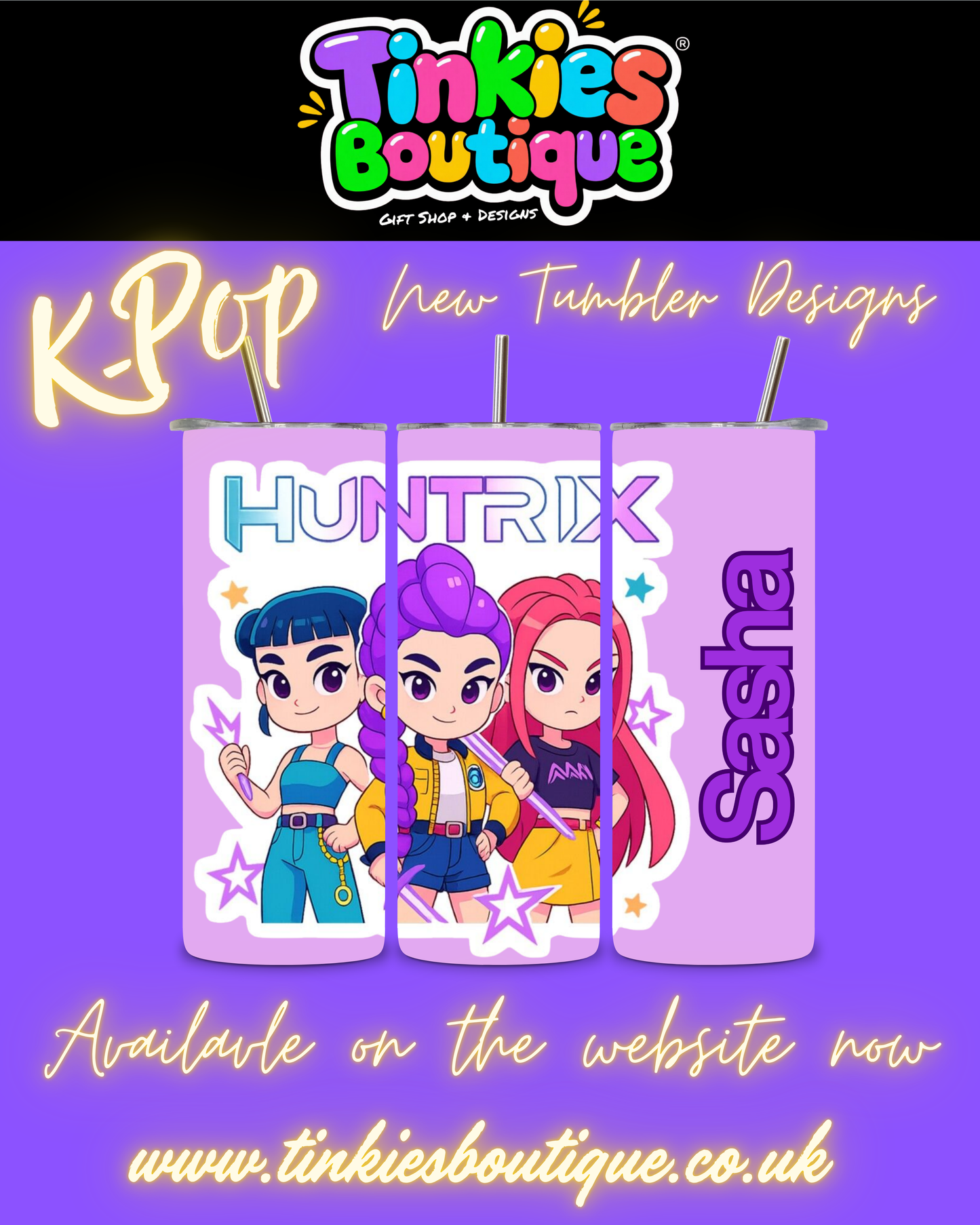 ✨ K-Pop Demon Hunters Tumblers – Limited Edition Designs ✨