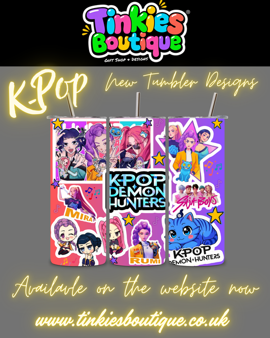 ✨ K-Pop Demon Hunters Tumblers – Limited Edition Designs ✨