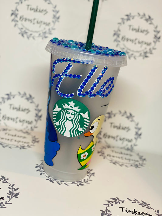 Stitch inspired Easter Starbucks cold cup//Disney inspired Starbucks cup/Stitch cold cup//personalised Starbucks cup