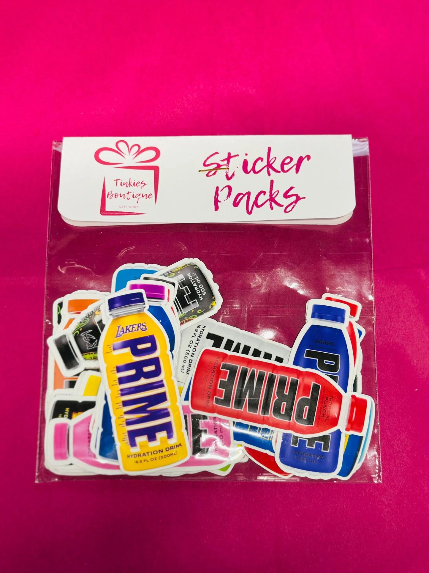 Limited Edition 30x PRIME Hydration Sticker Pack – All Flavors | Collectible Vinyl Stickers | Waterproof & Durable