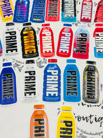 Limited Edition 30x PRIME Hydration Sticker Pack – All Flavors | Collectible Vinyl Stickers | Waterproof & Durable