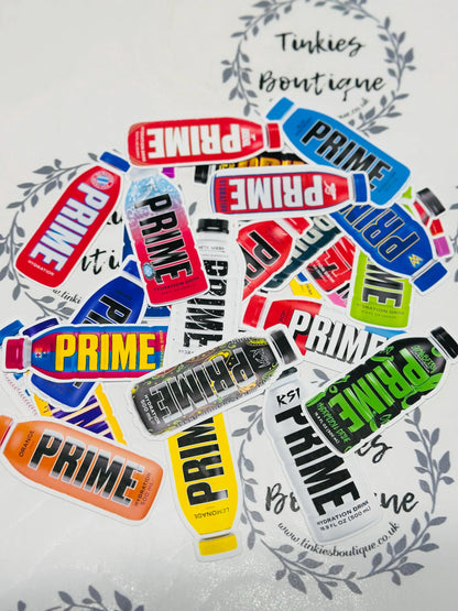Limited Edition 30x PRIME Hydration Sticker Pack – All Flavors | Collectible Vinyl Stickers | Waterproof & Durable