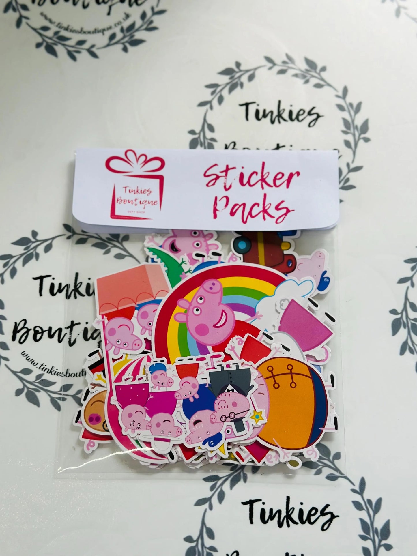 pig Themed Sticker Packs