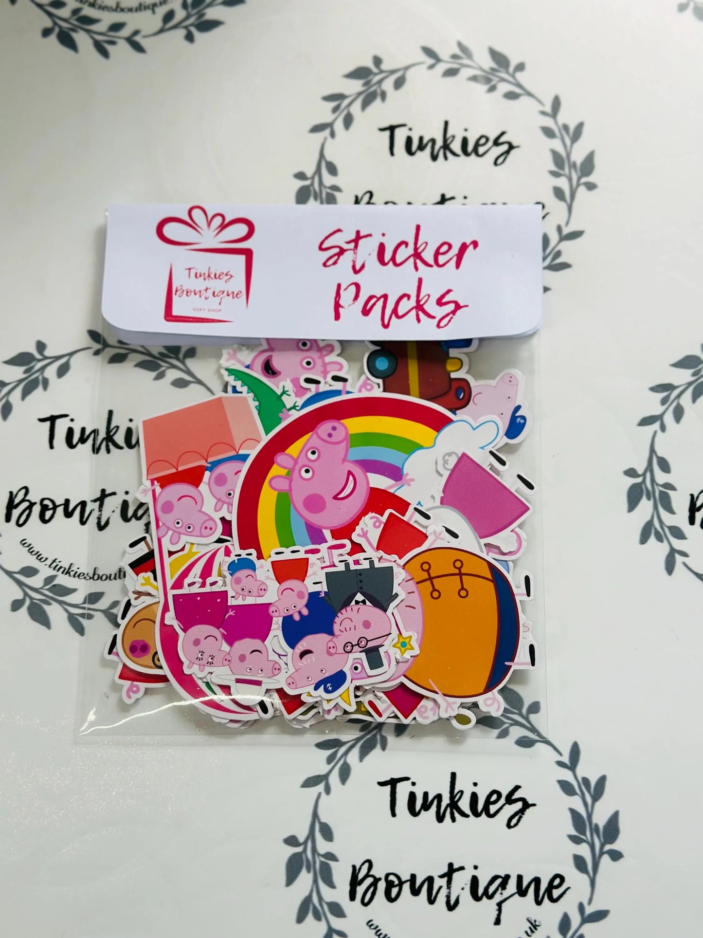 pig Themed Sticker Packs