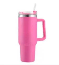 Blue one inspired 40oz quencher Stanley style tumbler