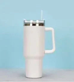 Blue one inspired 40oz quencher Stanley style tumbler