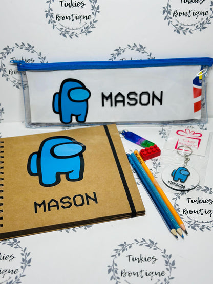 Among us Personalised stationary gift sets
