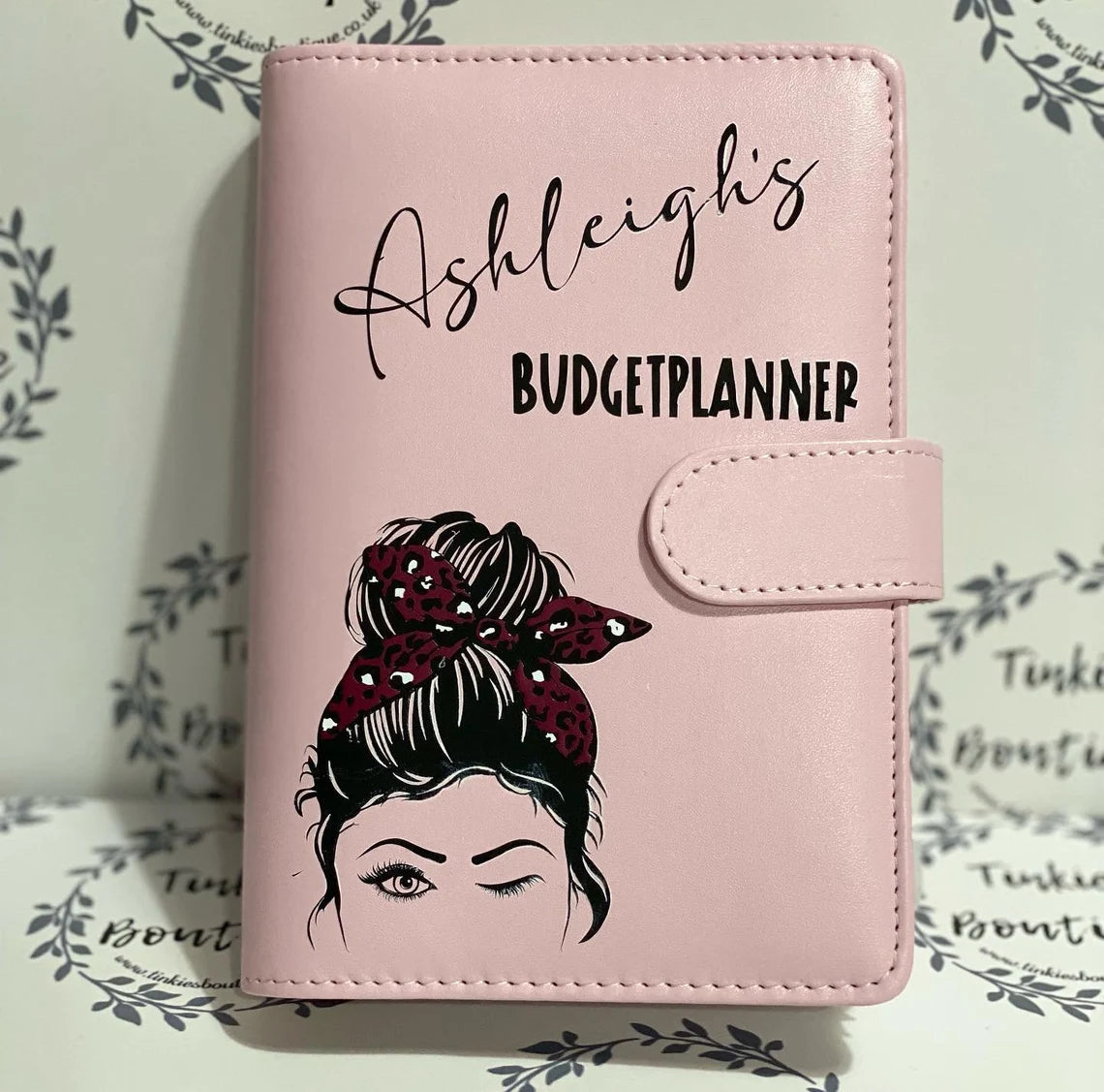 Personalised A6 Budget Organiser Folder Inc 6 Clear Wallets